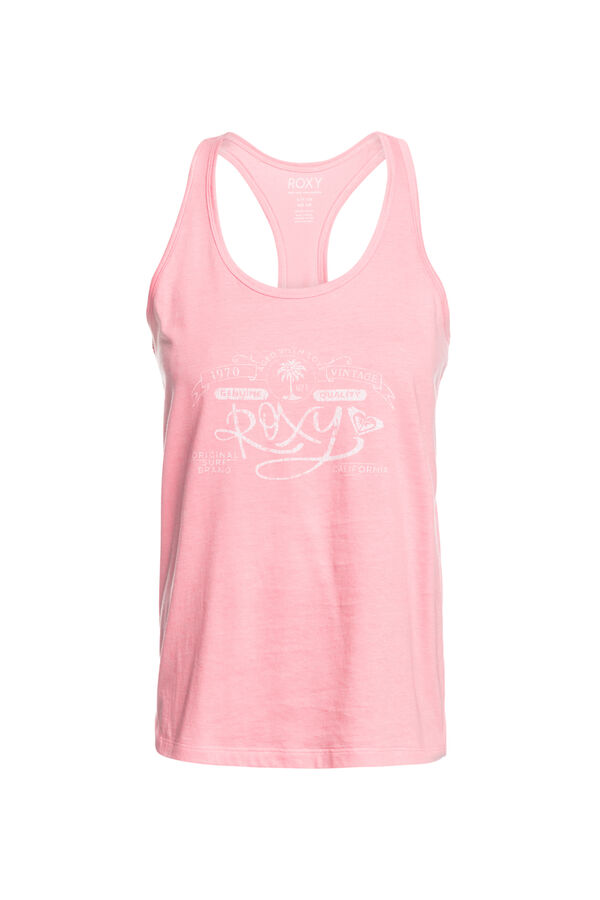 Womensecret T-shirt sem mangas com costas atléticas para mulher - View On The Sea  rosa
