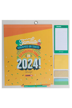 Womensecret 2024 magnetic family wall calendar imprimé