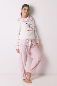 Women'secret Pijama comprido em polar Snoopy