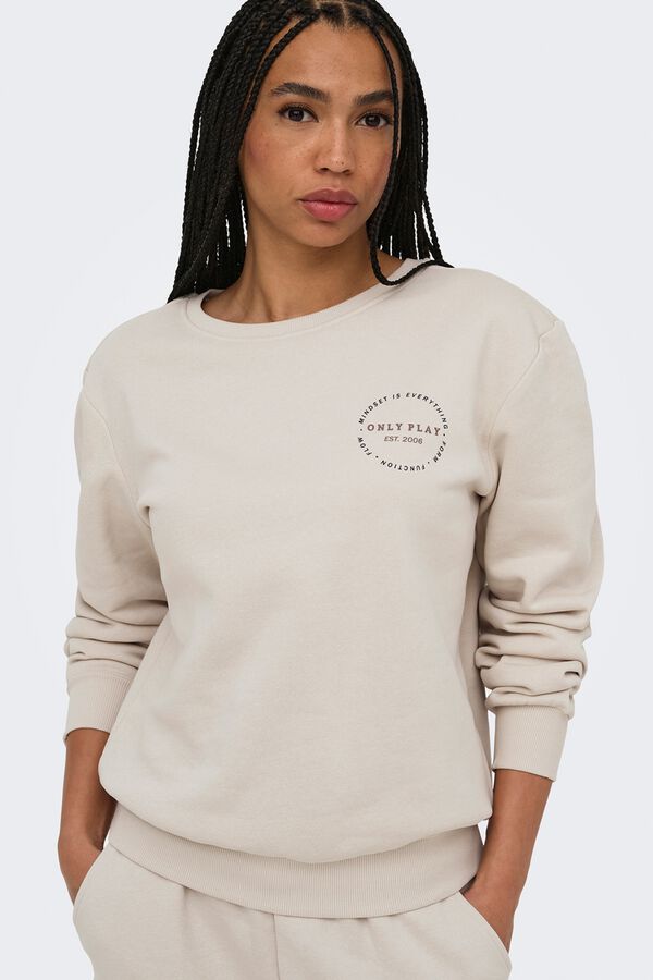 Only Play Round neck sweatshirt grey