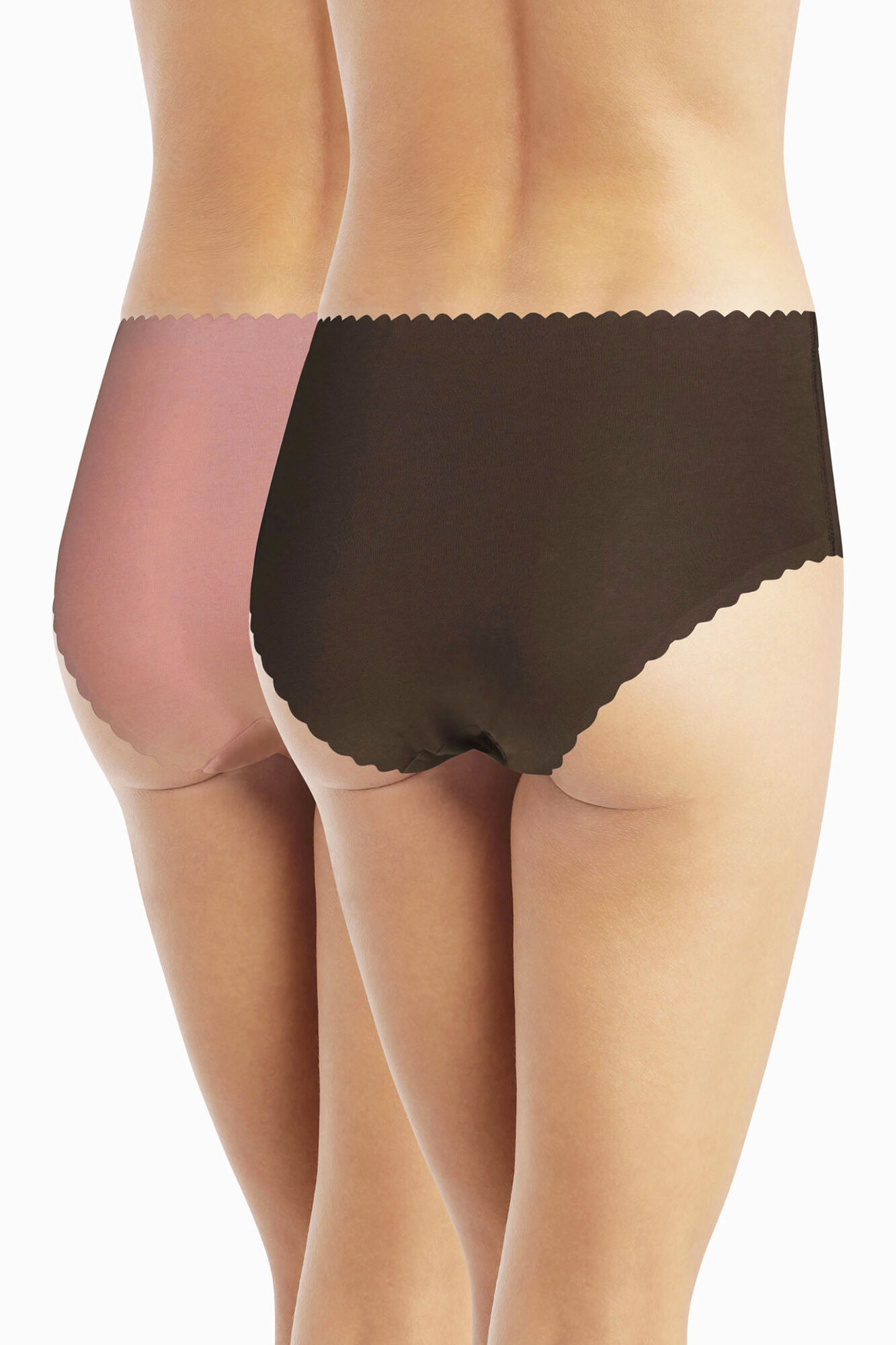 DIM Pack de 2 bragas midi sin costuras