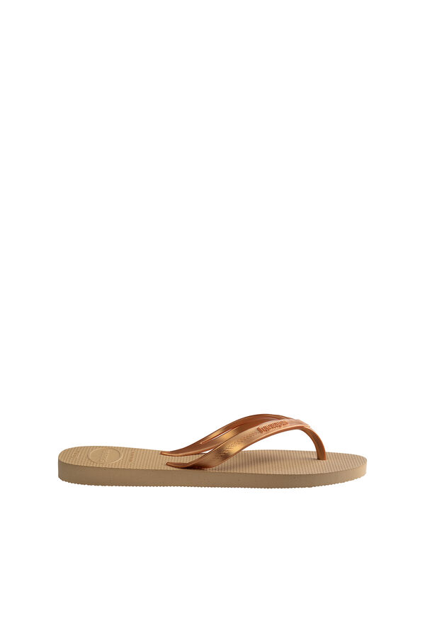 Havaianas Flip-Flops Hav. Elegance Gold/Senf mit Print