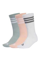 Adidas Pack of 3 sports 3-stripe socks pink