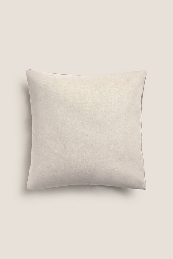 Womensecret Cotton velvet cushion cover Bež