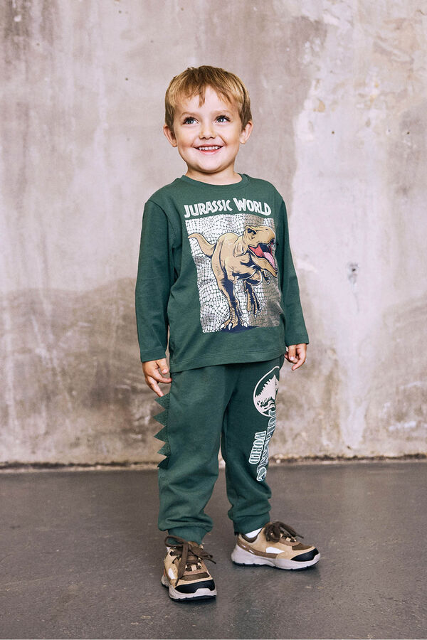 Name it Camiseta de Jurassic Park de niño verde