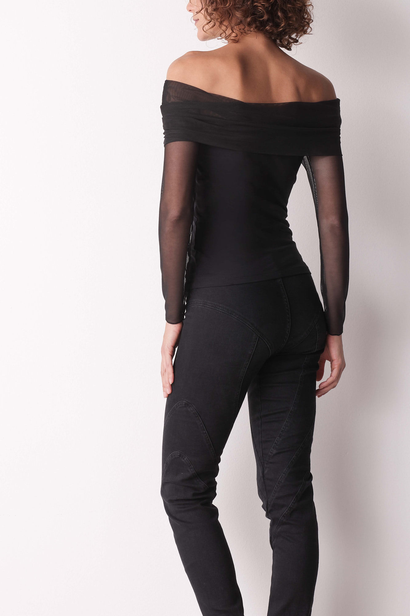 Cotonella Camiseta Cuello Drapeado Manga Larga