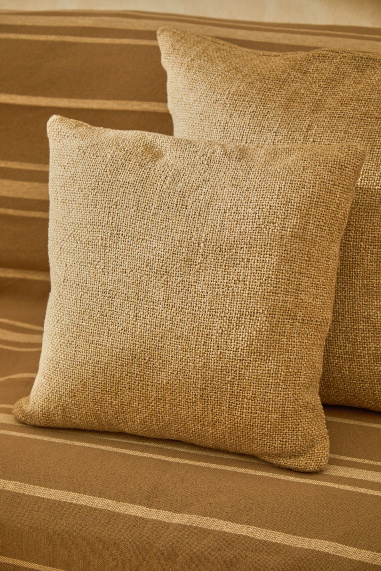 Calma House Funda coj&iacute;n de algod&oacute;n de 45x45