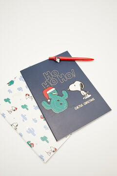 Womensecret 3-pack of Snoopy notebooks beige