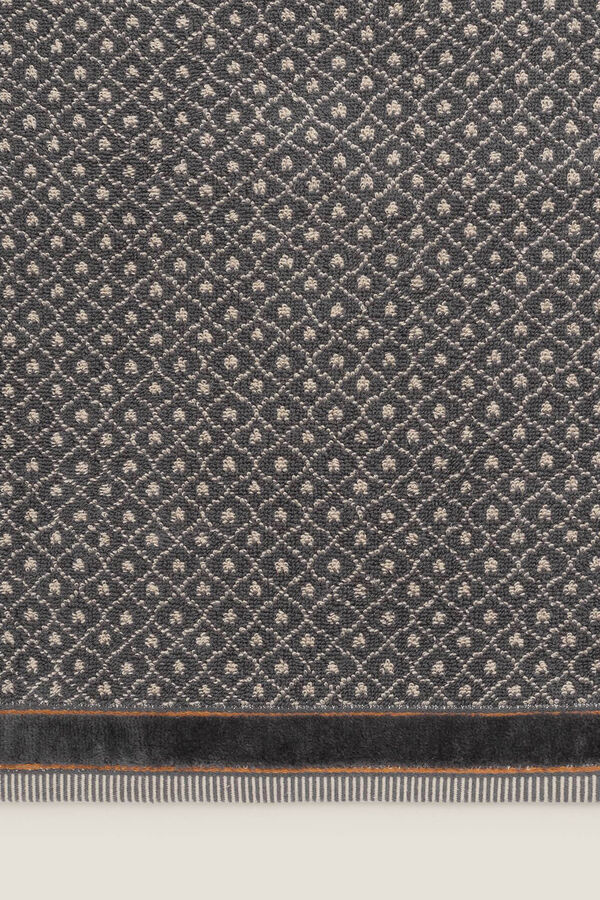 Textura Toalha friso jacquard 50x90 cm. castanho