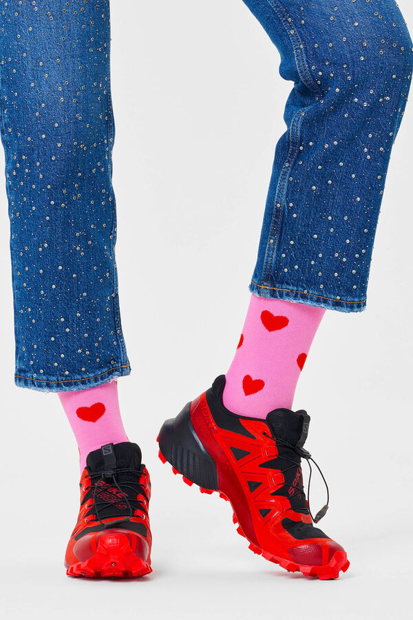 Womensecret Unisex Heart Socks Roze