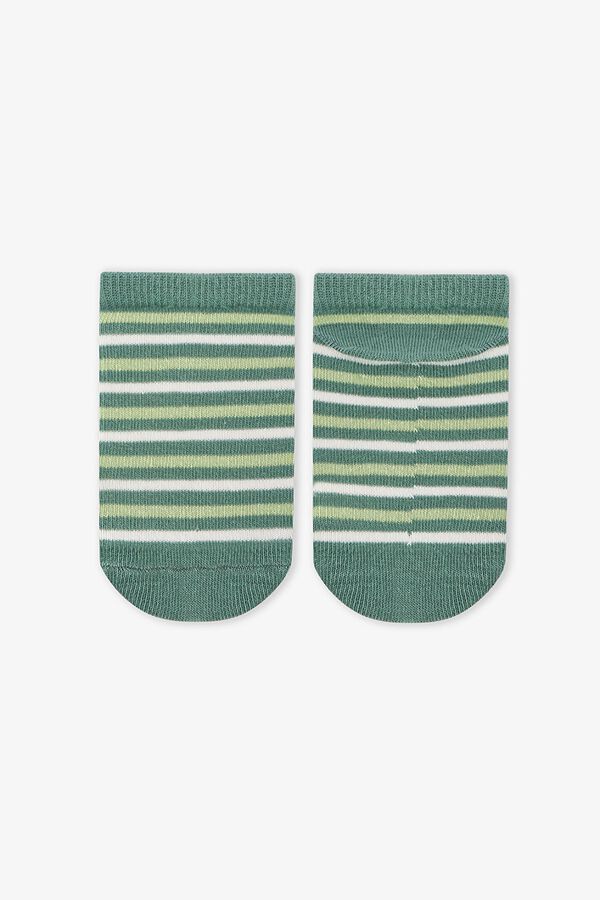 Penti Pack 3 calcetines cortos dino rayas estampado