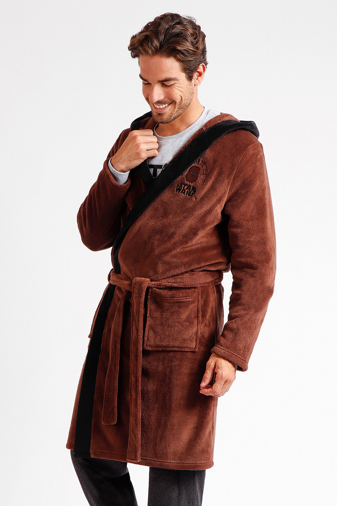 Star Wars Mens Darth Vader Costume Fleece Robe Bathrobe L/XL - Walmart.com