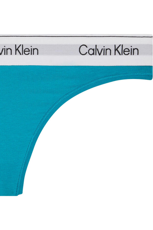 Calvin Klein Individual thong panty Plava