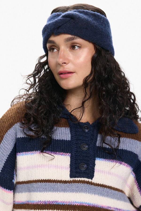 Pieces Banda de punto azul