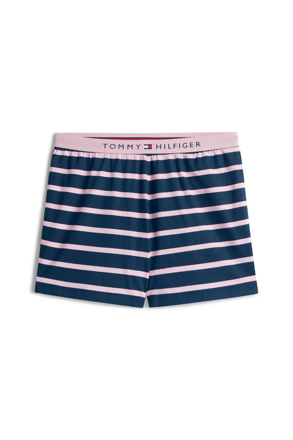 Tommy Hilfiger Conjunto de pijama corto rayas estampado