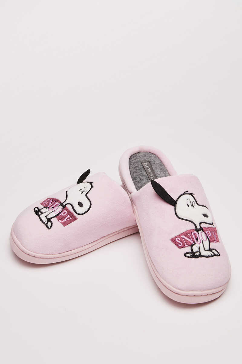 Womensecret Pink Snoopy slippers pink