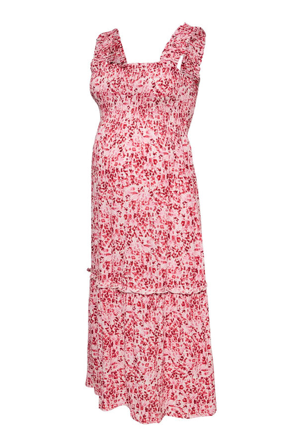 Mamalicious Strappy long dress white
