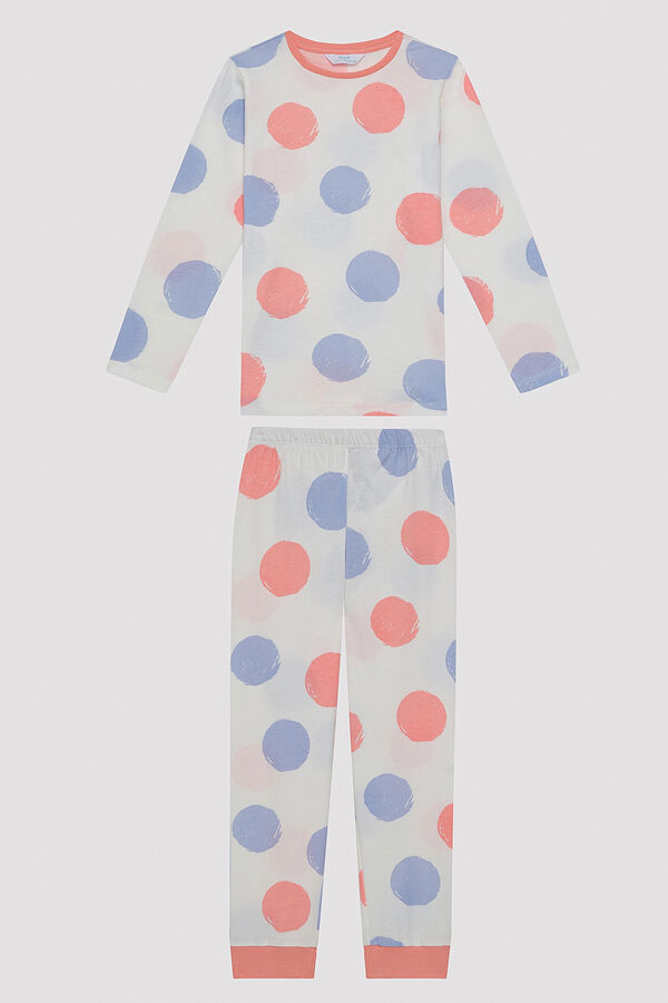 Womensecret Girls Big Point Pek Pajama Set imprimé