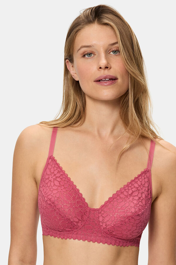 DIM Non- lace lace bra  pink