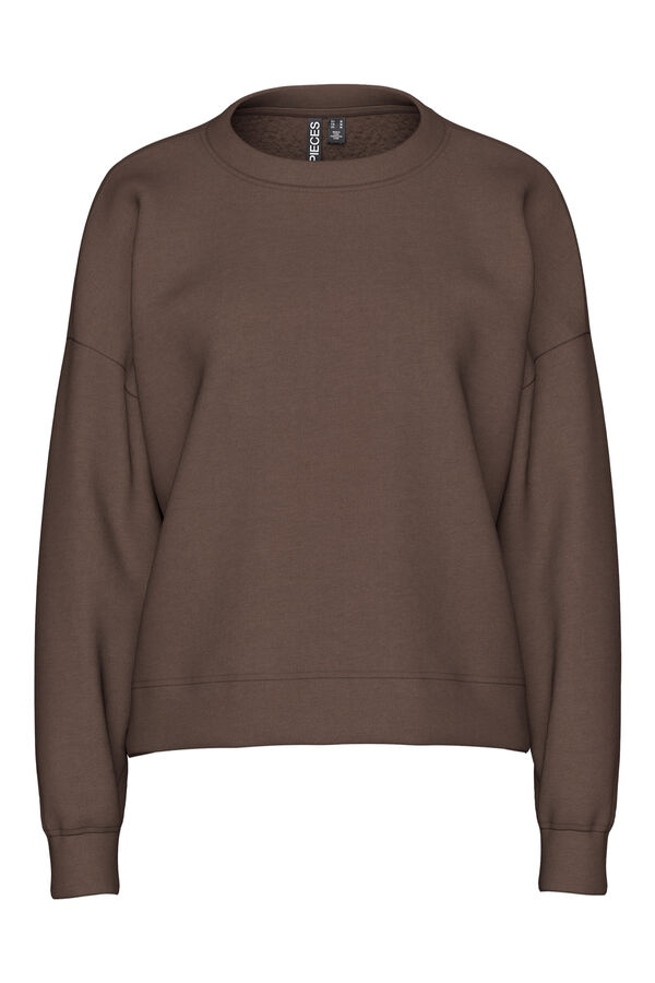 Pieces Basic sweatshirt nude