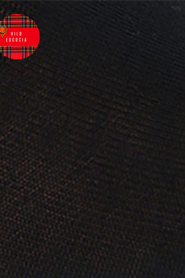 Punto Blanco Plain Scottish Yarn Socks black