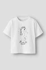 Name it Girl's short sleeve T-shirt MAGICAL white