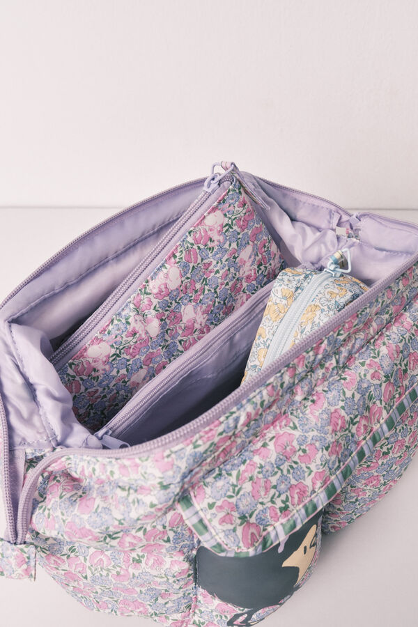 Women'secret Trousse de toilette grande &agrave; petites fleurs Mafalda rose