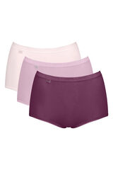 Sloggi Pacote com 3 cuecas maxi rosa