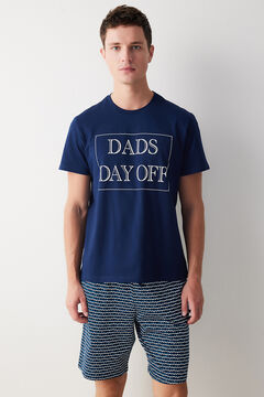 Womensecret Conjunto de pijama curto masculino para o Dia do Pai estampado