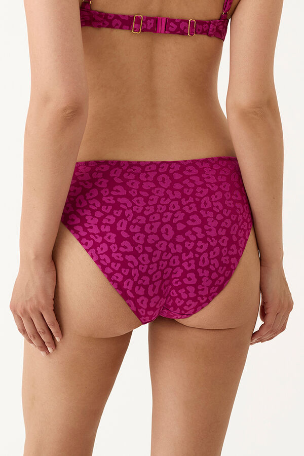 Promise Braga bikini cl&aacute;sica animal print fucsia