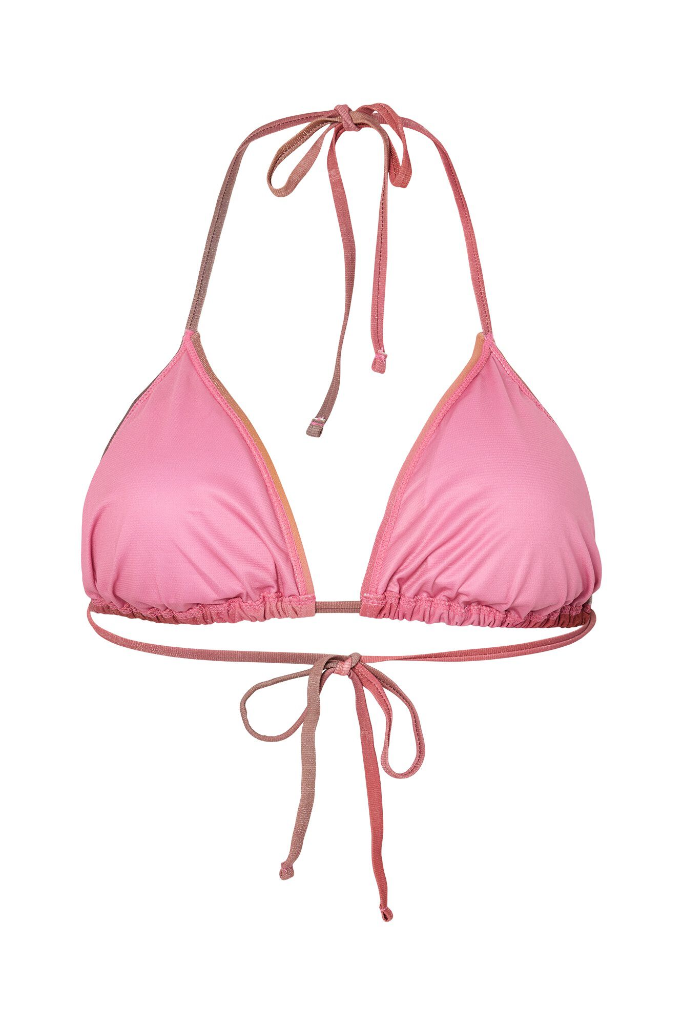 Pieces Glitzer-Bikinitop verstellbar