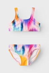 Womensecret Girls' tie-dye print swimsuit rávasalt mintás