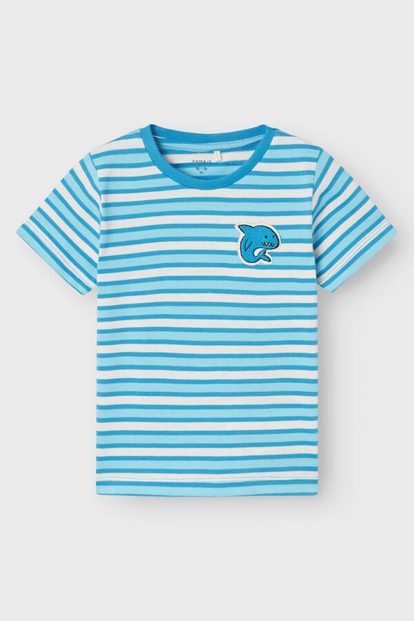 Womensecret Boys' T-shirt with dolphin detail Plava