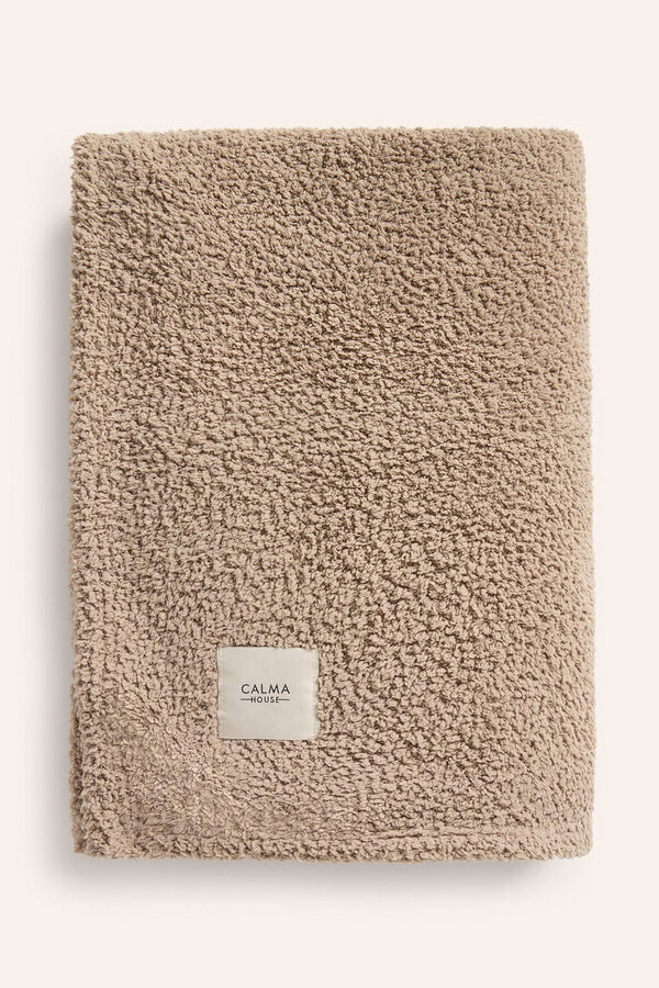 Calma House Kariertet plaid in ecru damero Grau