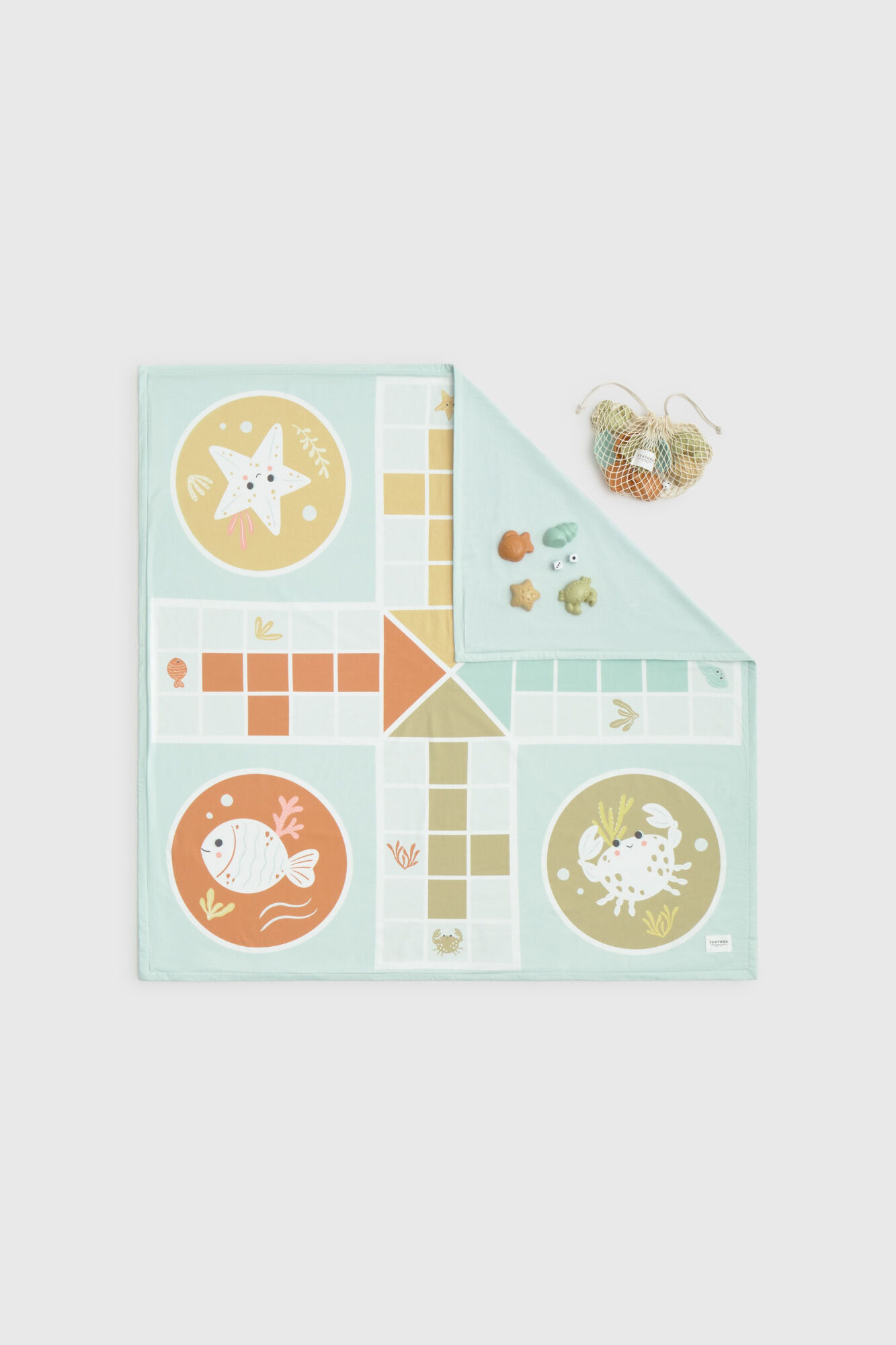 Textura Toalla de playa juego parch&iacute;s