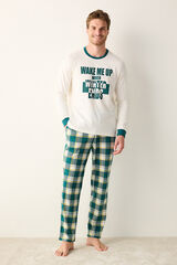 Penti Men's long pyjamas set mit Print