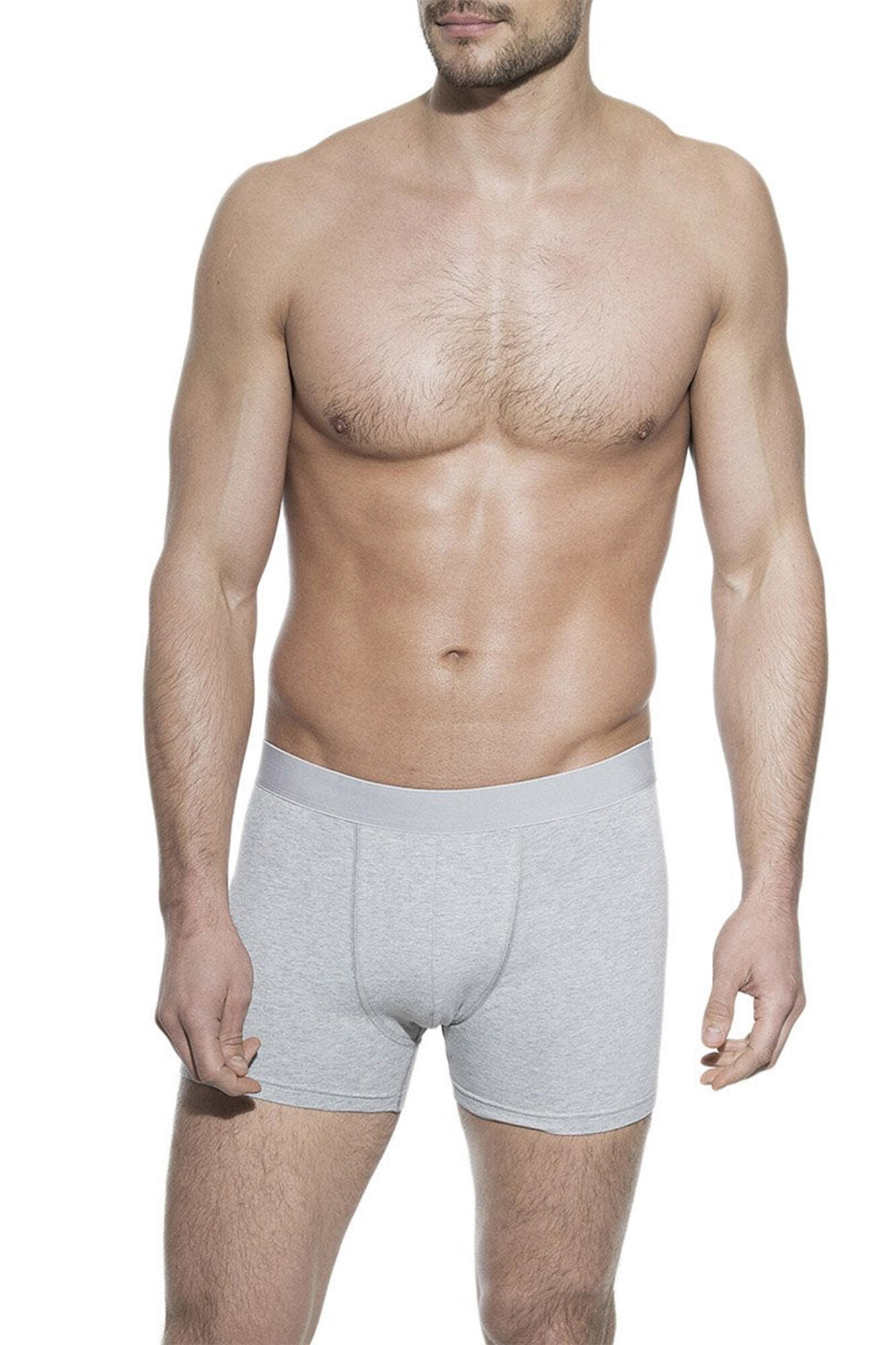 Bread & Boxers Pack de 3 b&oacute;xers algod&oacute;n org&aacute;nico grises melange