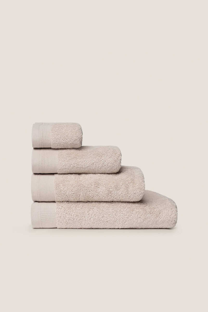 Womensecret Egyptian cotton bath towel marron