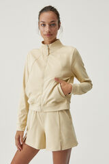 Born Living Yoga Naoko Oat Milk shorts barna