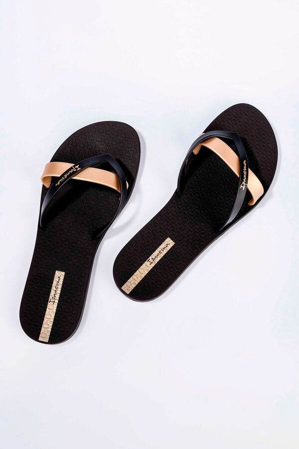 Ipanema Chinelo tradicional com tira extra preto