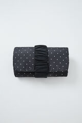 Women'secret Black polka-dots roll-up jewellery case black