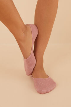 Womensecret Chaussettes invisibles roses rose