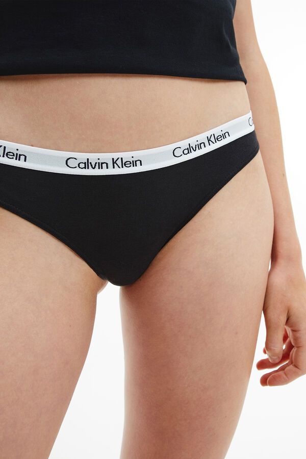 Womensecret Calvin Klein elasticated waistband panties noir