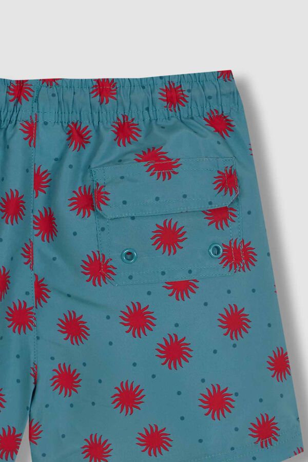 Gocco Mai&ocirc; azul claro com estampado de sol azul