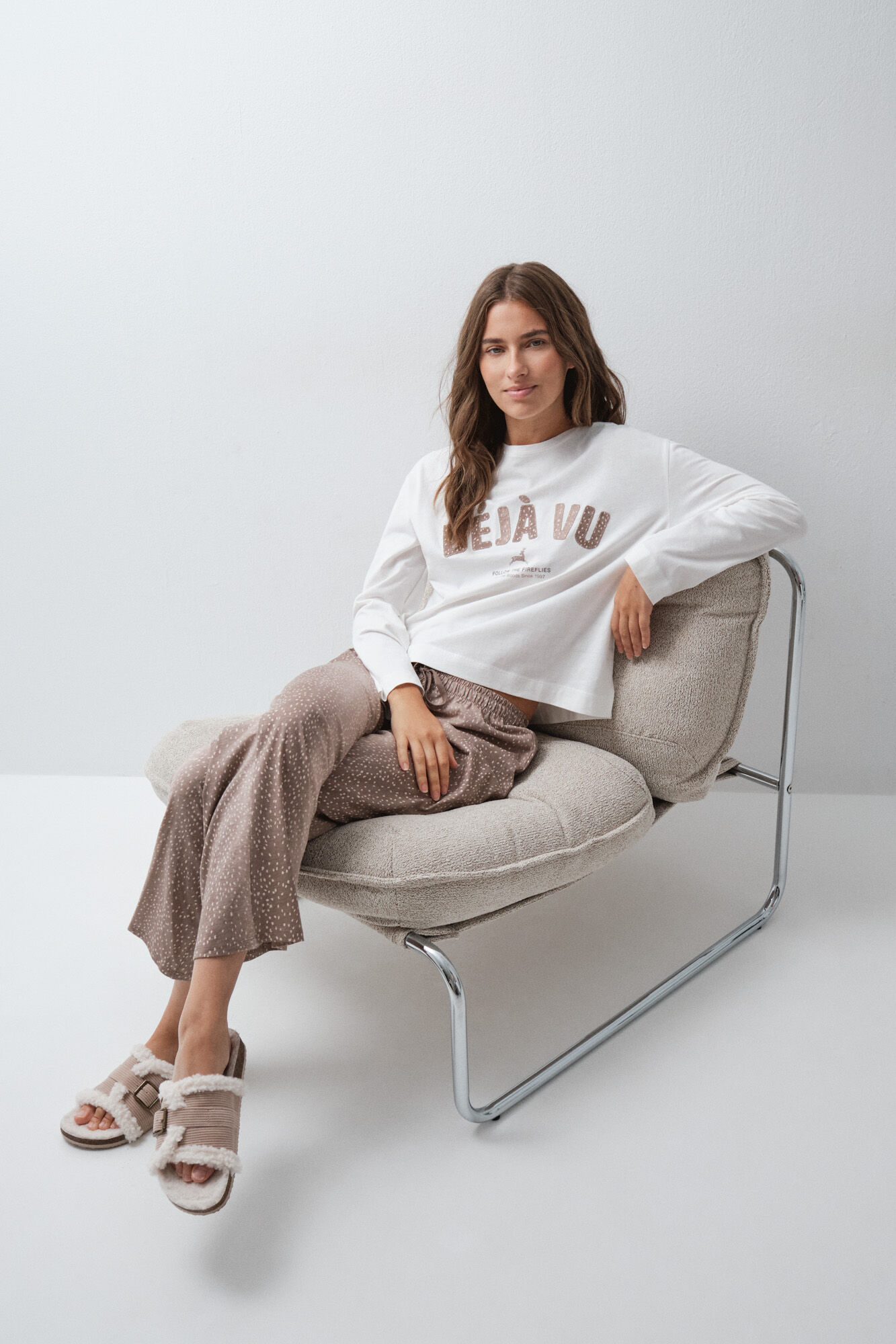 Women'secret Animal print cotton long pyjamas