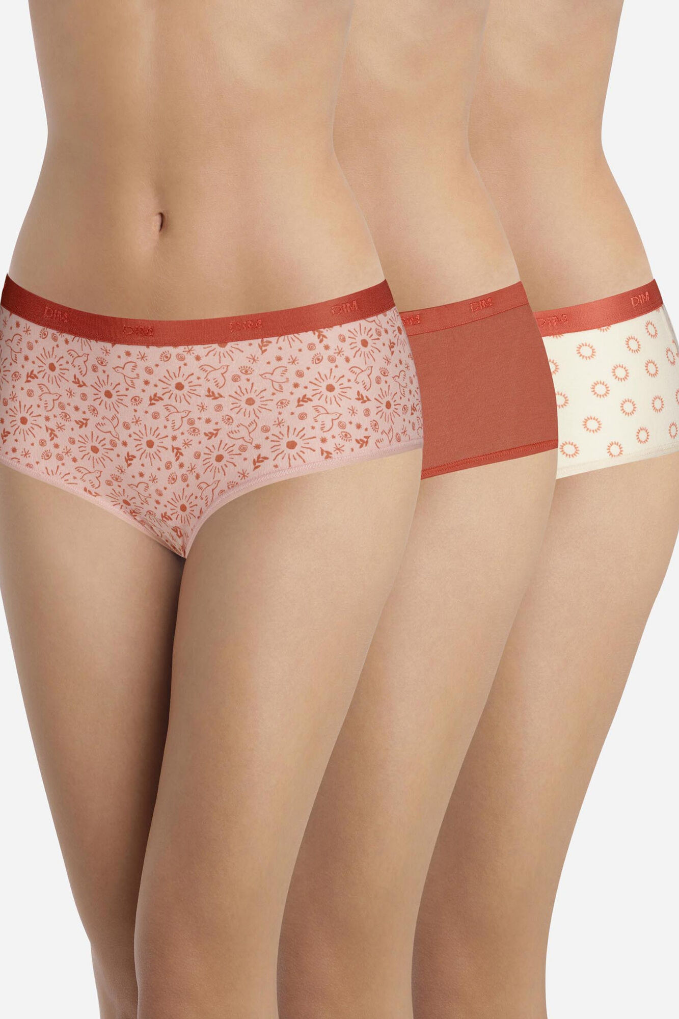DIM Pack 3 culottes estampados
