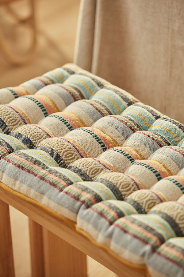 Womensecret Vedra cotton jacquard bench cushion rávasalt mintás