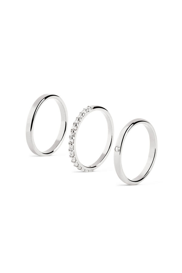 Womensecret Pack 3 Anillos Choices grey