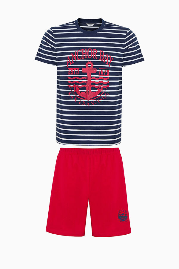 Penti Conjunto de pijama corto rayas estampado