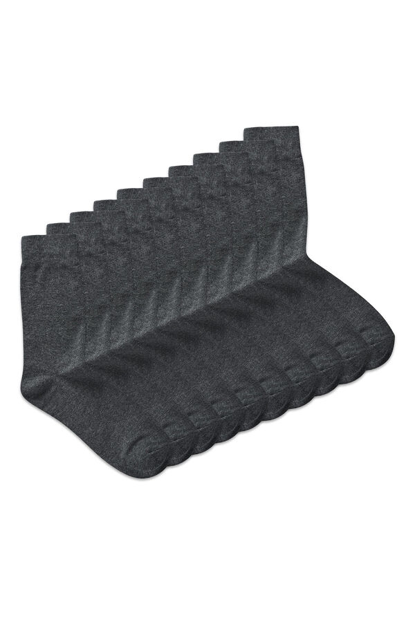 Womensecret 10-pack essential socks grey
